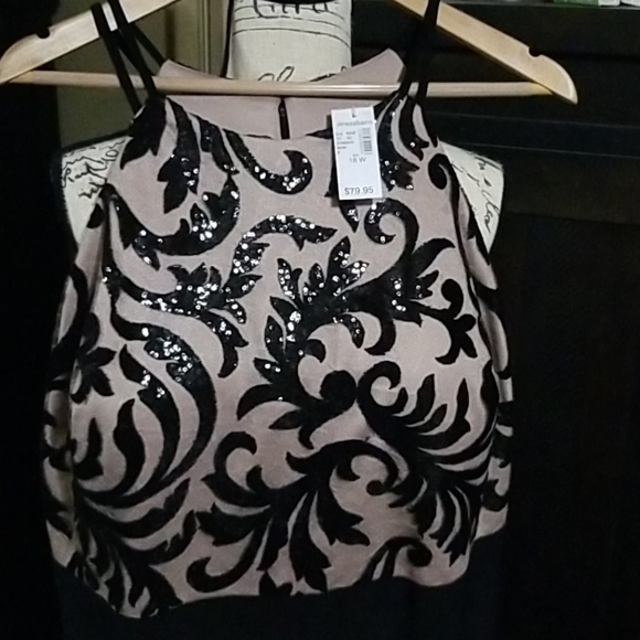 Dressy jumpsuit with lace and sequins bodice - Picture 2 of 9